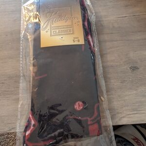 Headgear Classics Black and Red Men's Socks